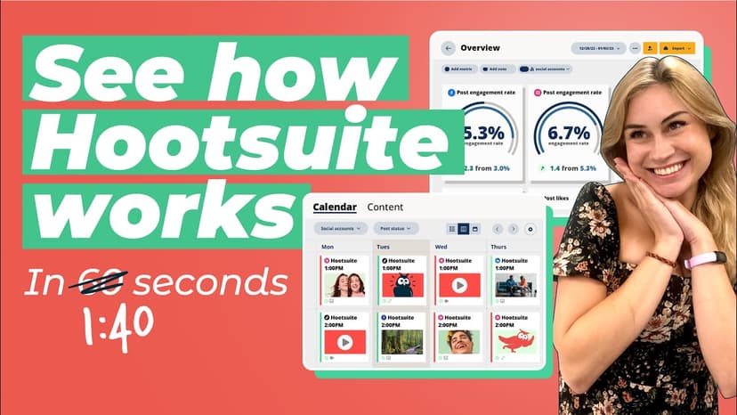 Découvrez le fonctionnement de Hootsuite en 1 minute 40