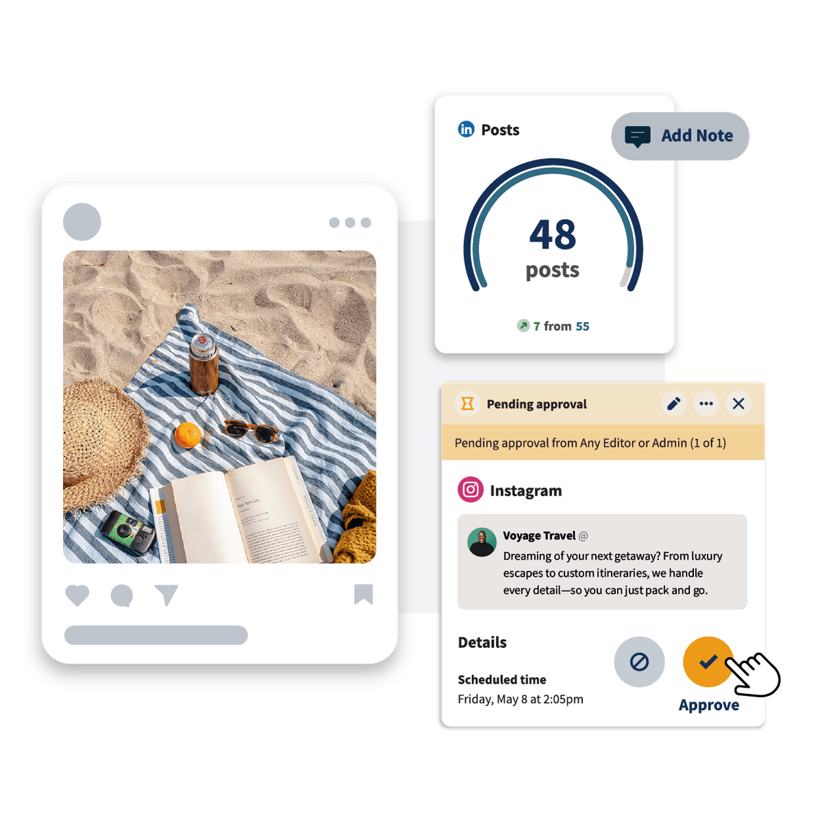 Flux de travail d'approbation Hootsuite