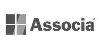 Logo Associa en noir et blanc